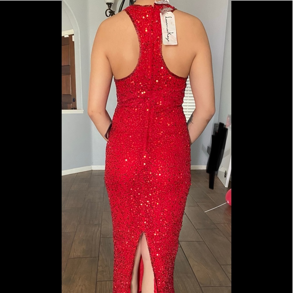 New 90’s Red Racerback Sequin Dress